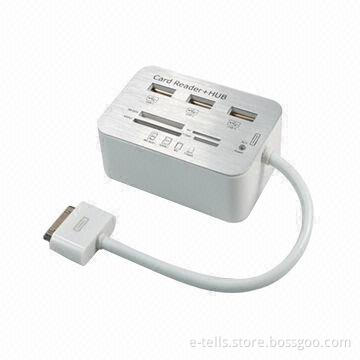 USB Hub and Card Reader for iPad